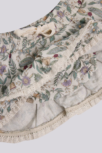 Baby Girl Patterned Shorts