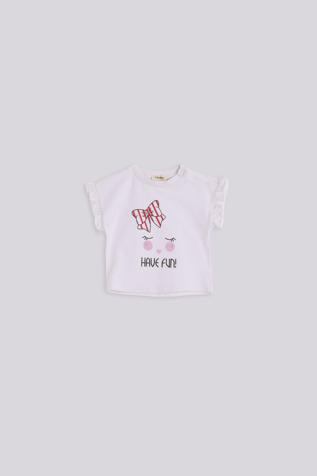 Baby Girl Patterned Shorts and T-shirt Set