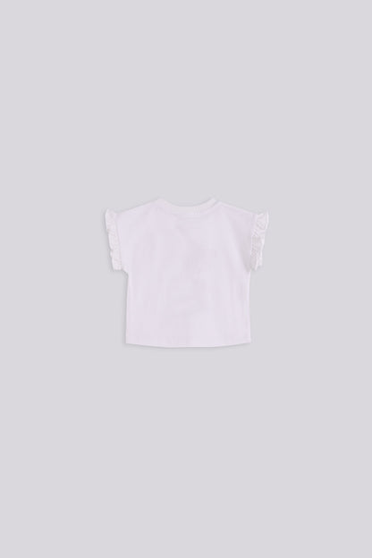 Baby Girl Patterned Shorts and T-shirt Set