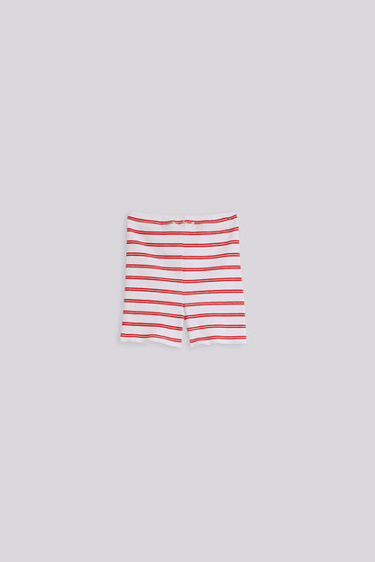 Baby Girl Patterned Shorts and T-shirt Set