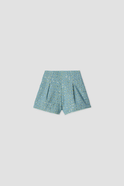 Baby Girl Patterned Shorts Skirt