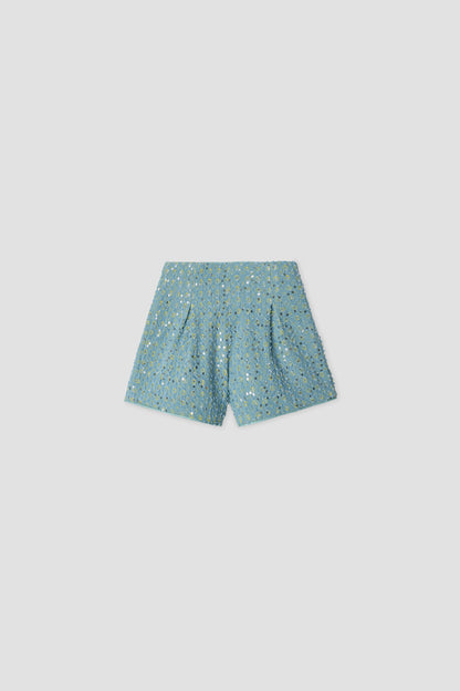 Baby Girl Patterned Shorts Skirt