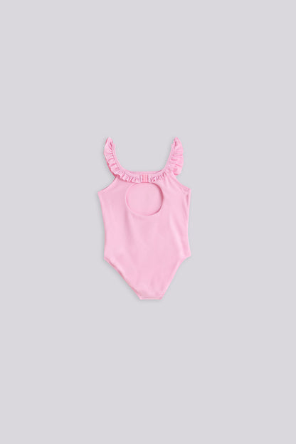 Baby Girl Patterned Swimsuit