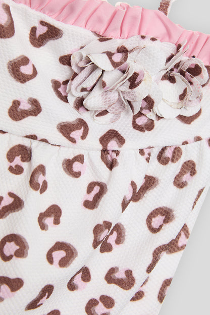 Baby Girl Patterned Swimsuit