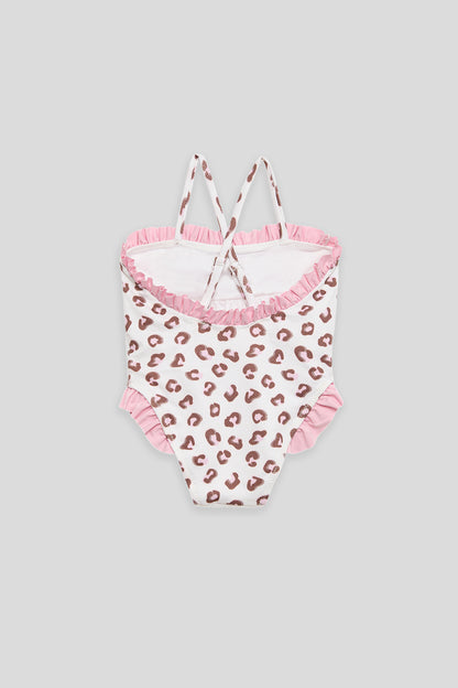 Baby Girl Patterned Swimsuit