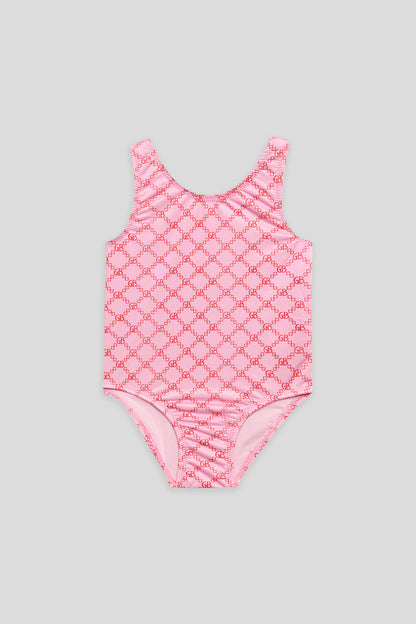 Baby Girl Patterned Swimsuit