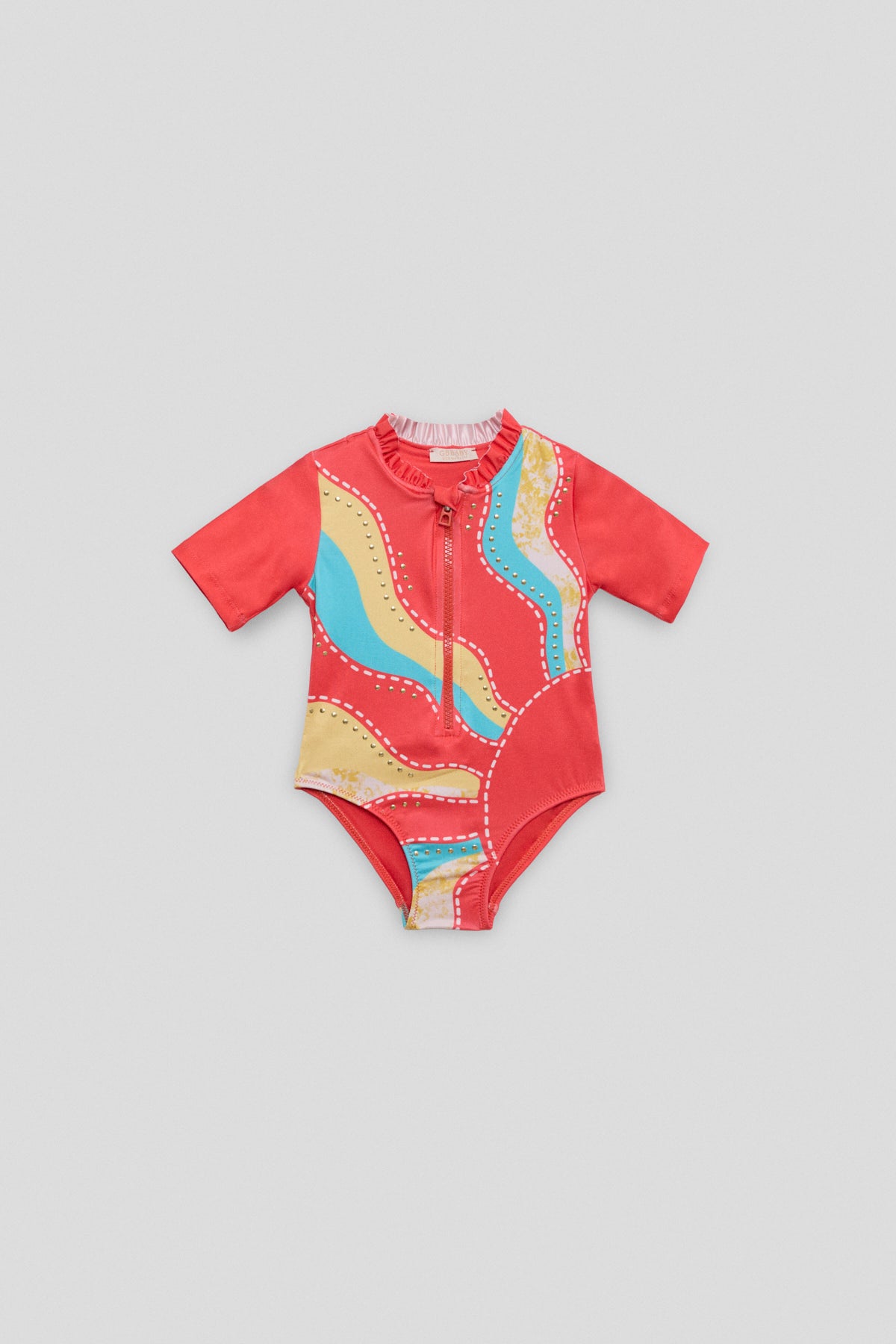 Baby Girl Patterned Swimsuit