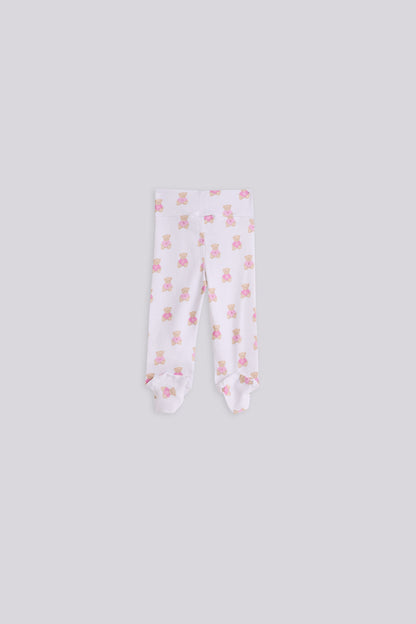 Baby Girl Patterned Tracksuit Bottom