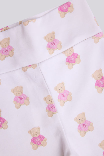 Baby Girl Patterned Tracksuit Bottom
