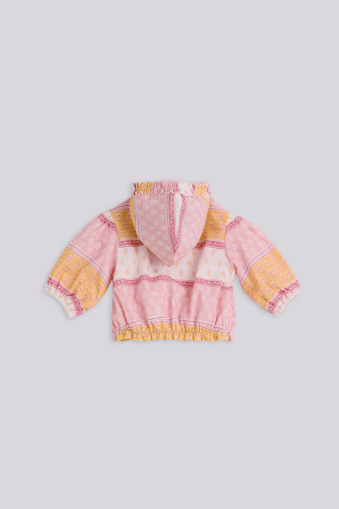 Baby Girl Patterned Tracksuit Top