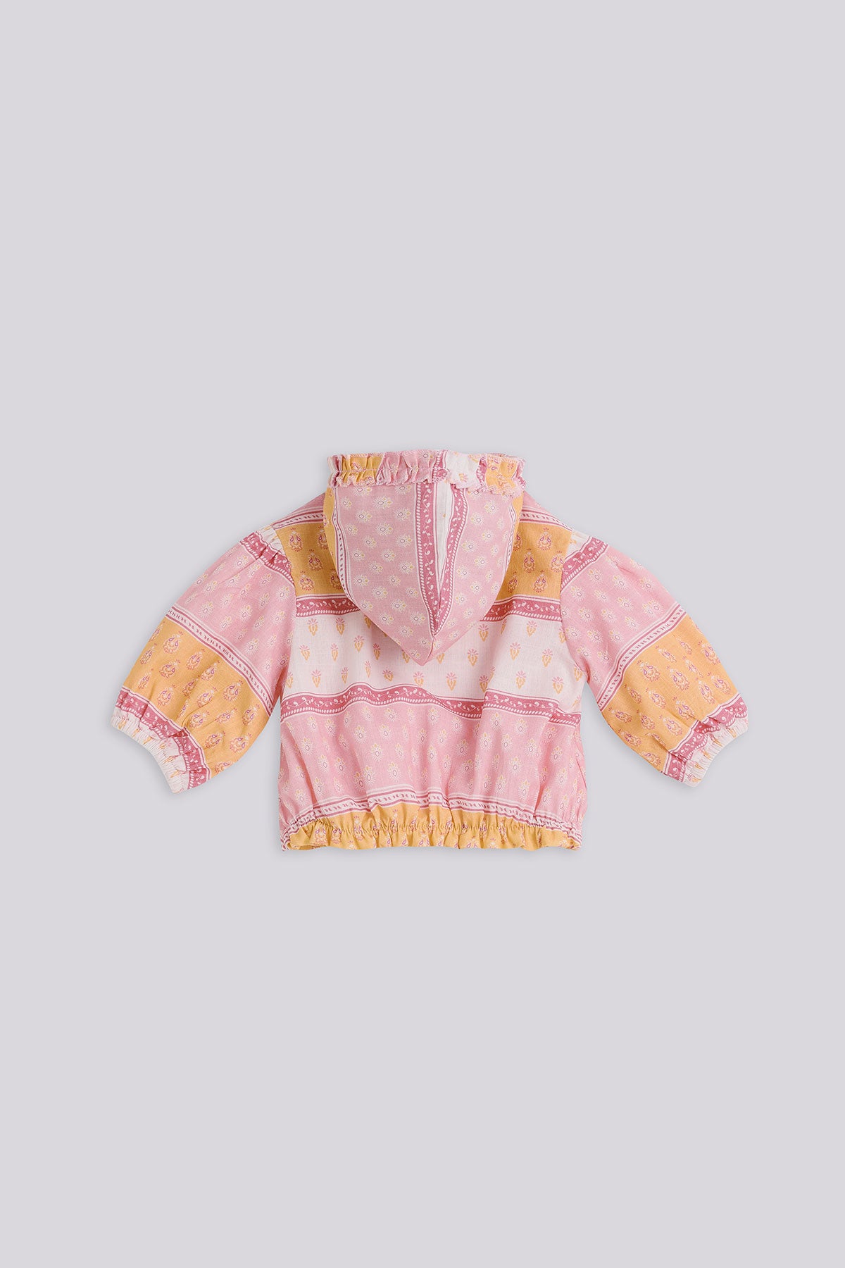 Baby Girl Patterned Tracksuit Top