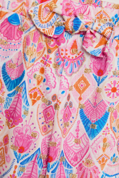Baby Girl Patterned Trousers