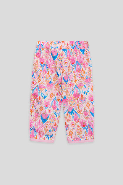 Baby Girl Patterned Trousers