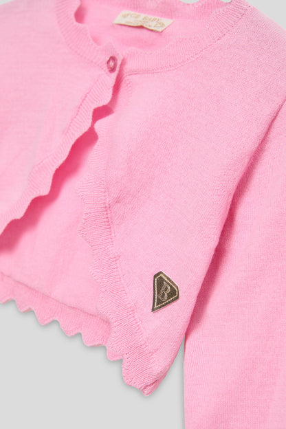 Baby Girl Pink Cardigan