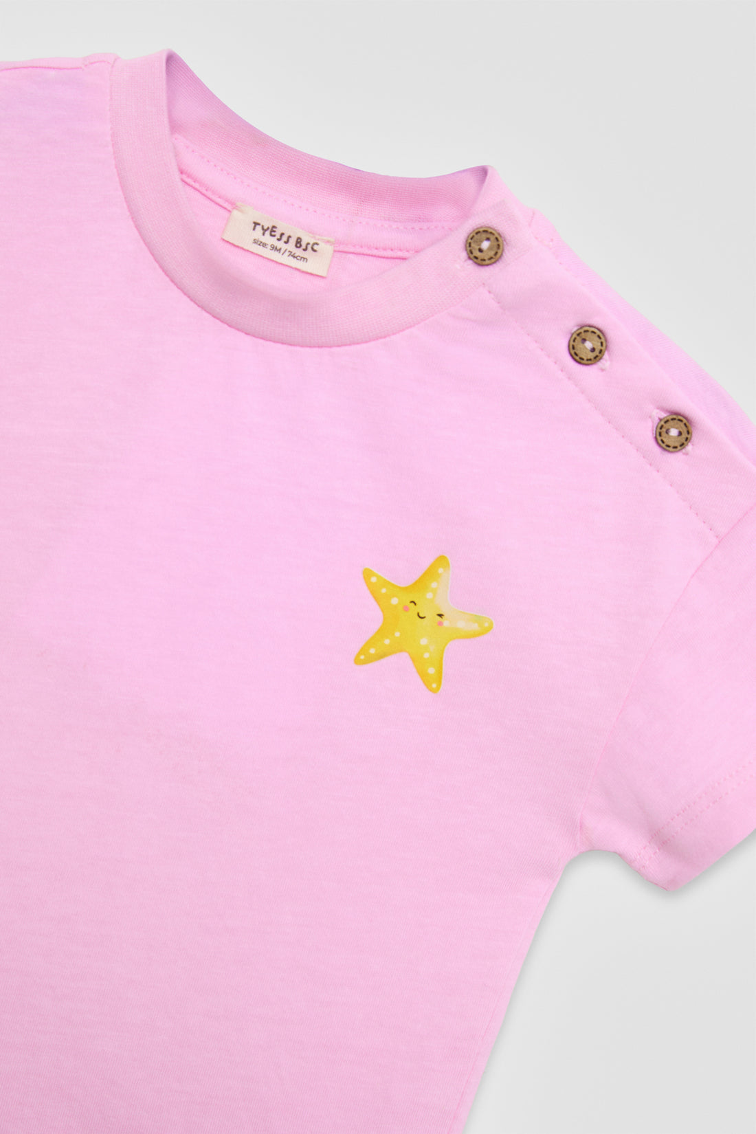 Baby Girl Pink Shorts Suit