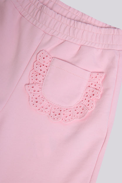 Baby Girl Pink Tracksuit Set