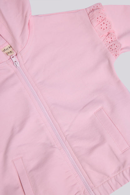 Baby Girl Pink Tracksuit Set
