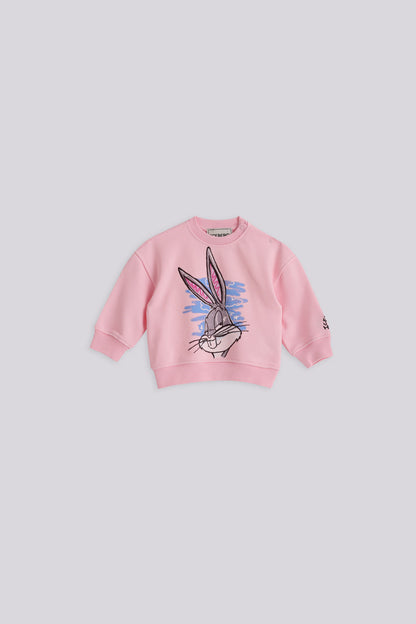 Baby Girl Pink Tracksuit Set