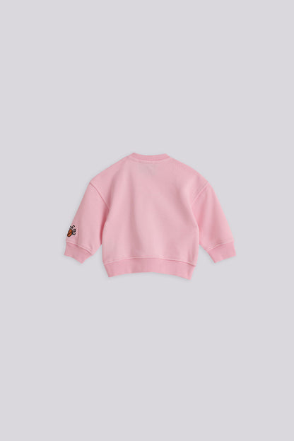 Baby Girl Pink Tracksuit Set