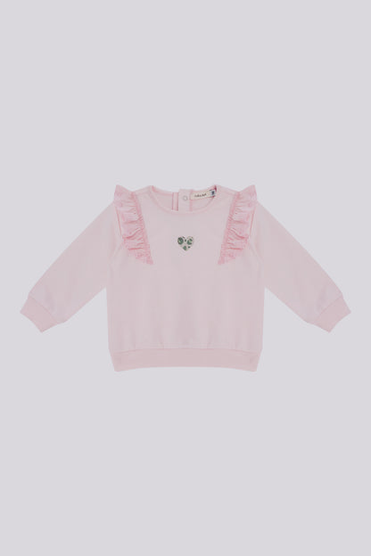 Baby Girl Pink Tracksuit Set