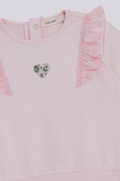Baby Girl Pink Tracksuit Set