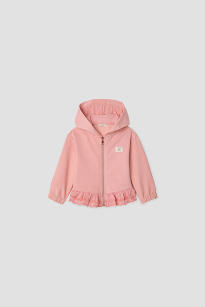 Baby Girl Pink Tracksuit Set