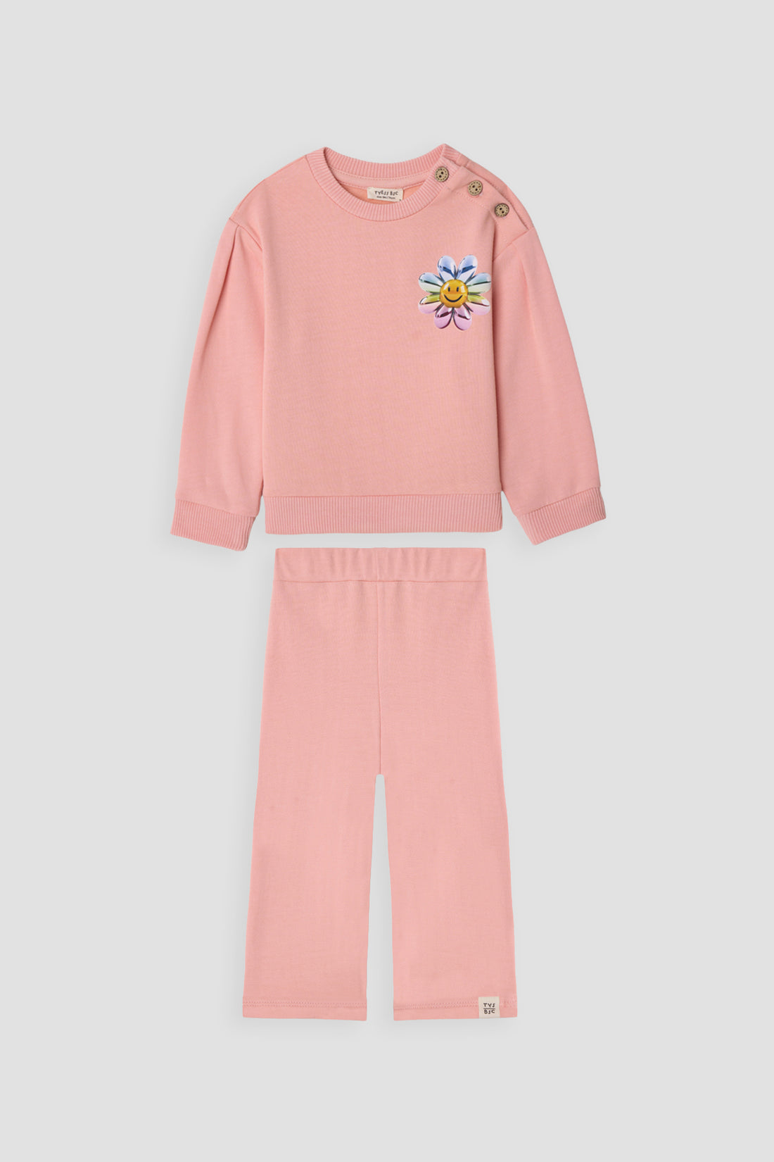 Baby Girl Pink Tracksuit Set