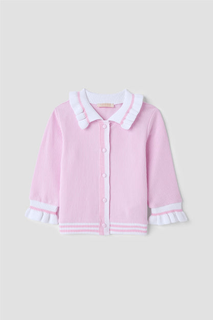 Baby Girl Pink Tracksuit Top