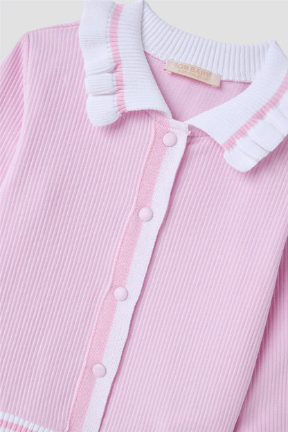 Baby Girl Pink Tracksuit Top