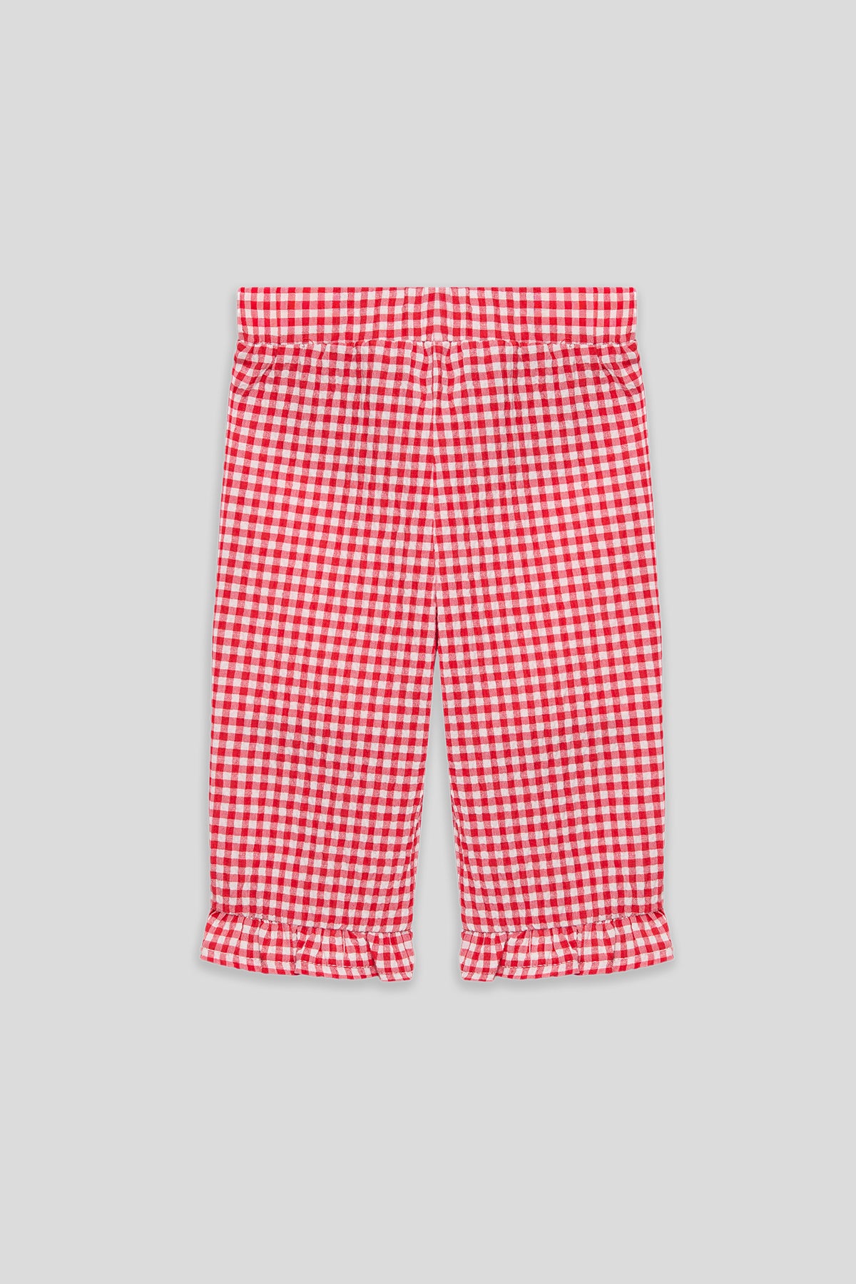 Baby Girl Plaid Trousers