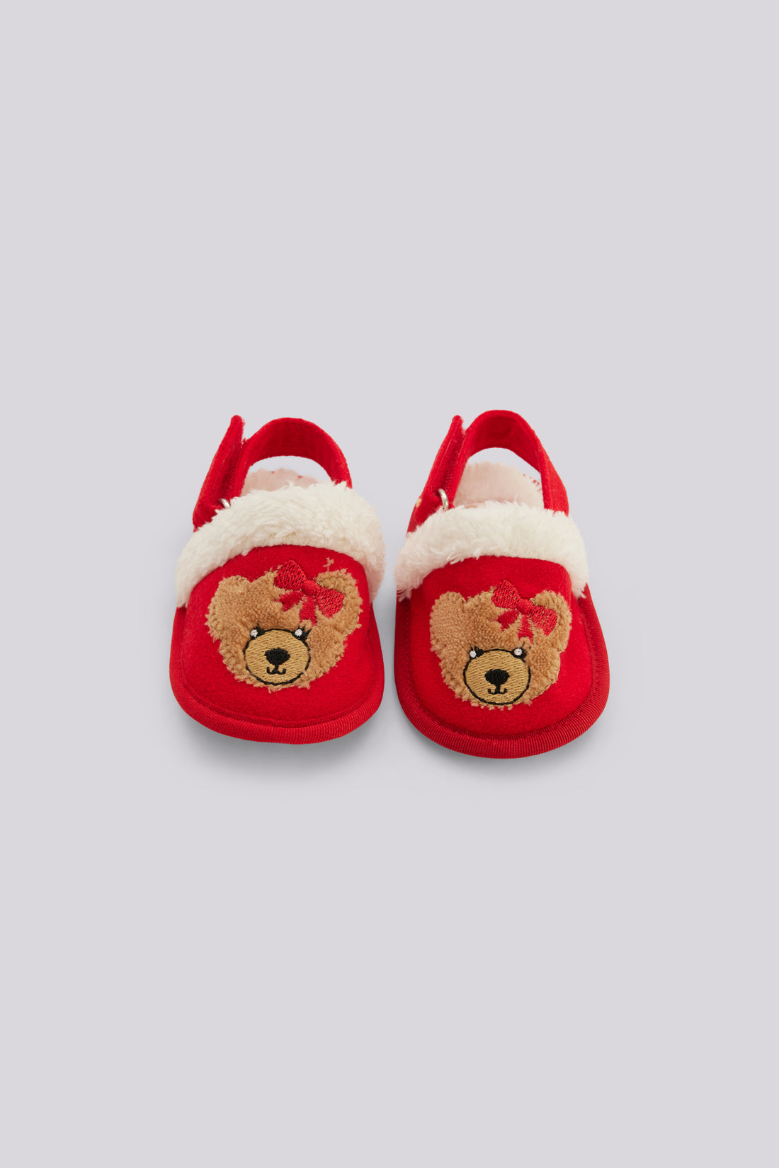 Baby Girl Red Bootees