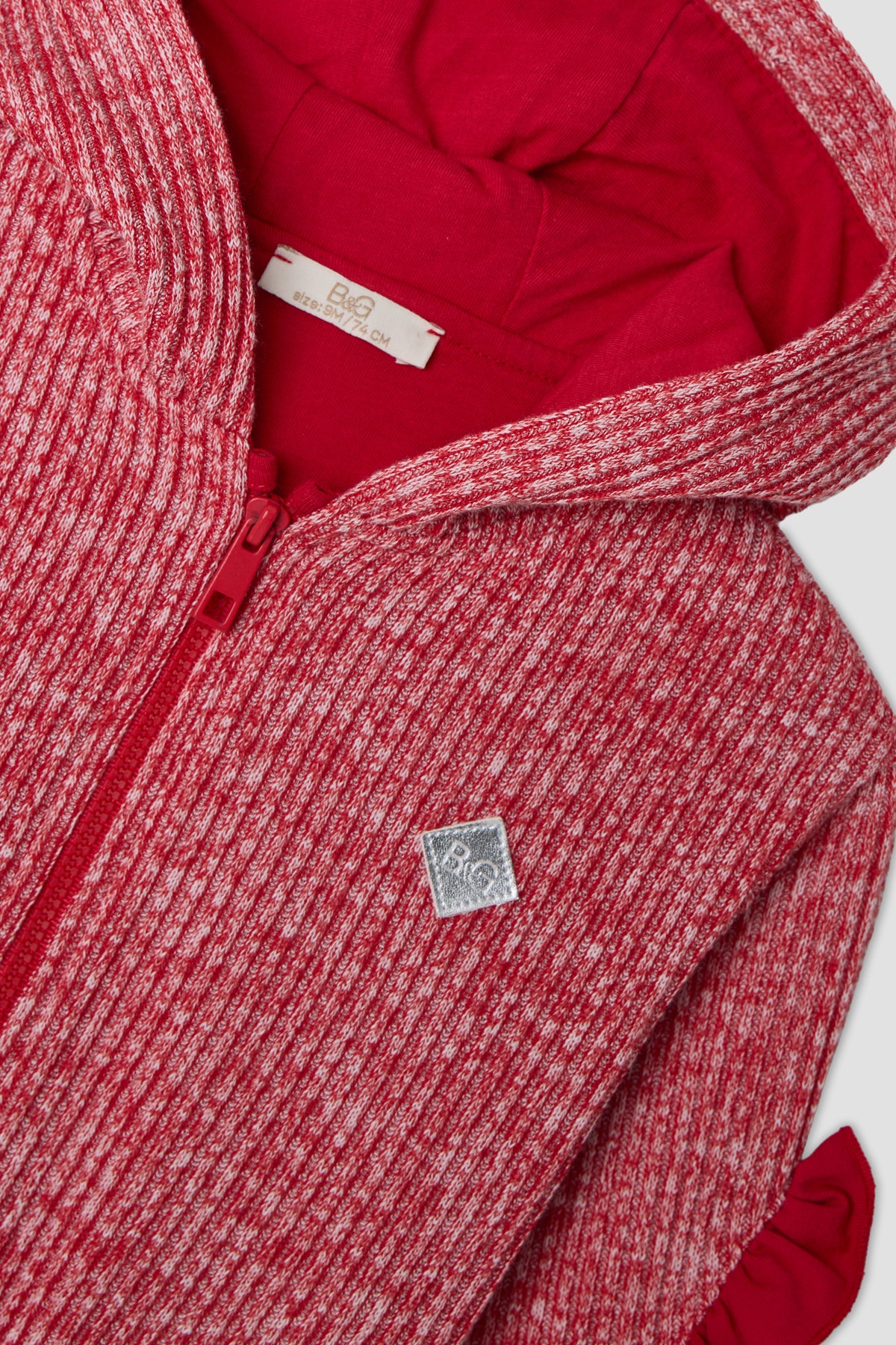 Baby Girl Red Tracksuit Top