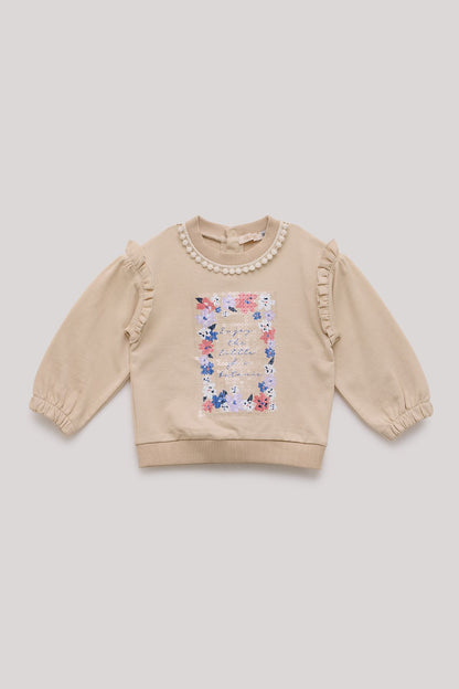 Baby Girl Salmon Sweatshirt - BgStore