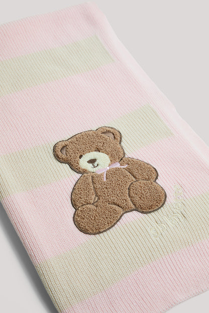 Baby Girl Striped Blanket