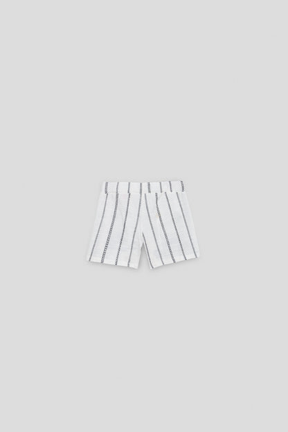 Baby Girl Striped Shorts