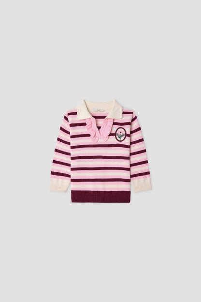 Baby Girl Striped Sweater