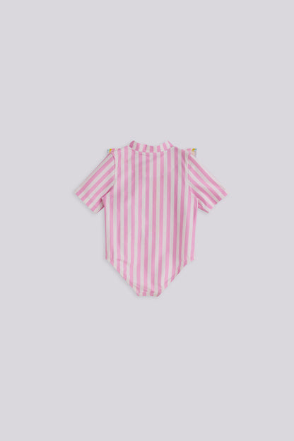 Baby Girl Striped Swimsuit