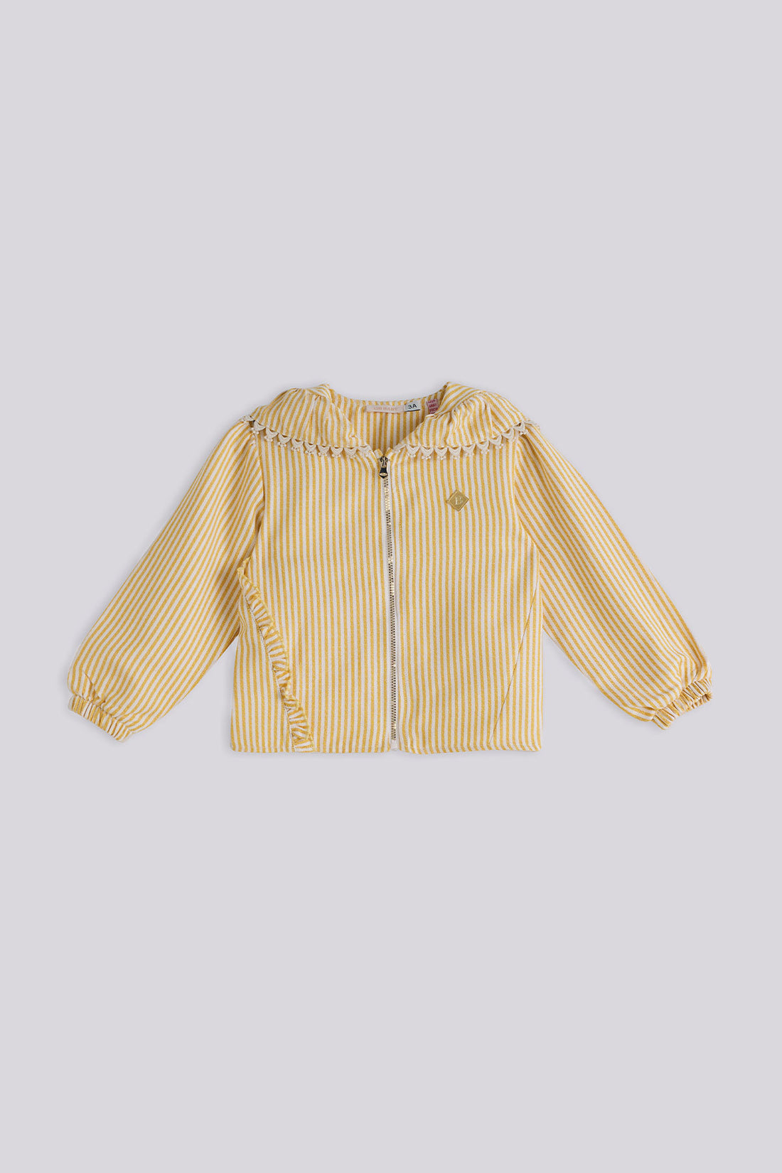 Baby Girl Striped Tracksuit Top
