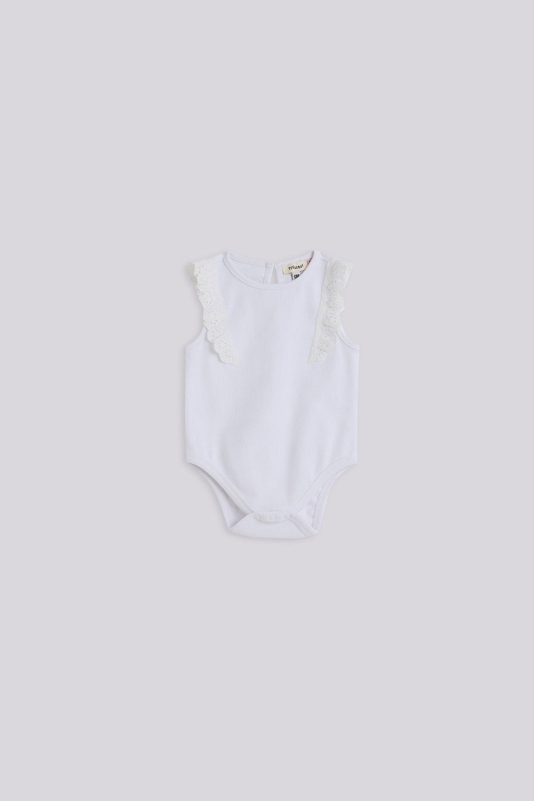 Baby Girl White Body and Shorts Set