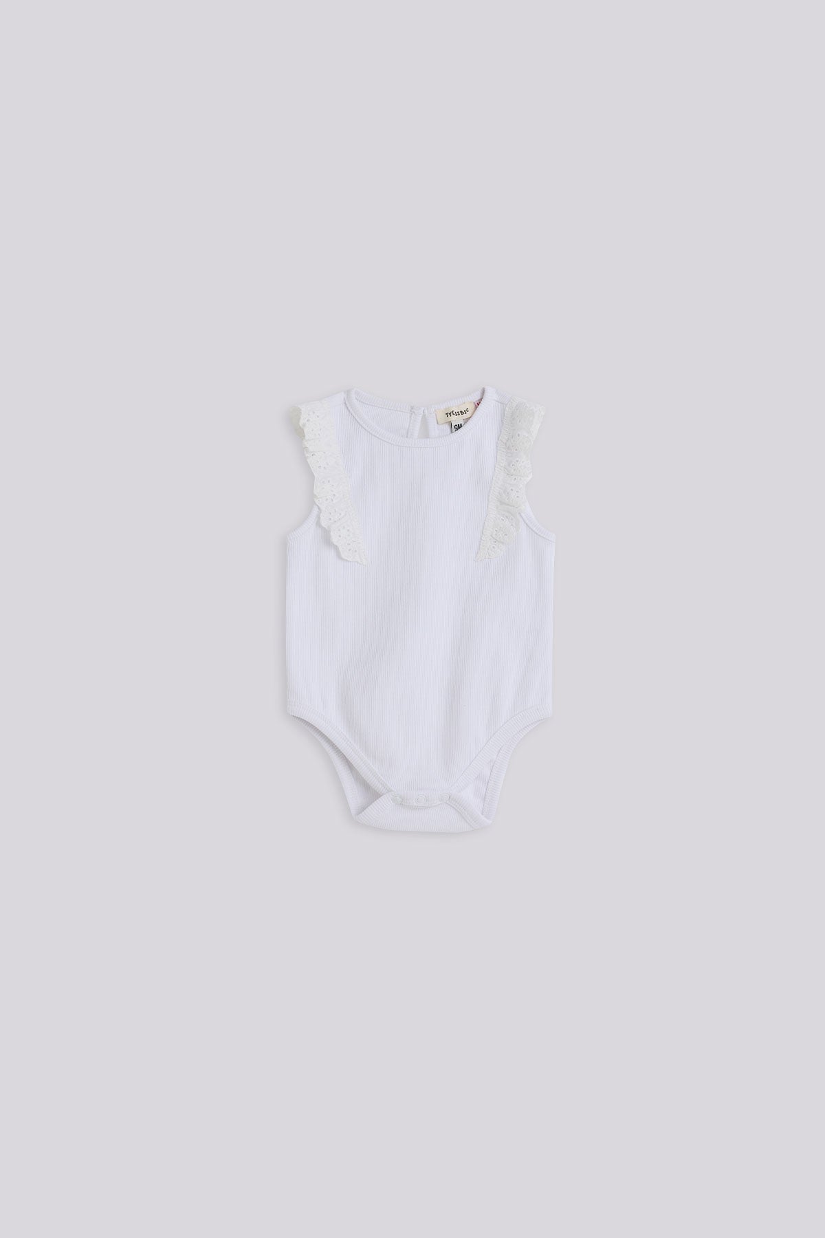 Baby Girl White Body and Shorts Set
