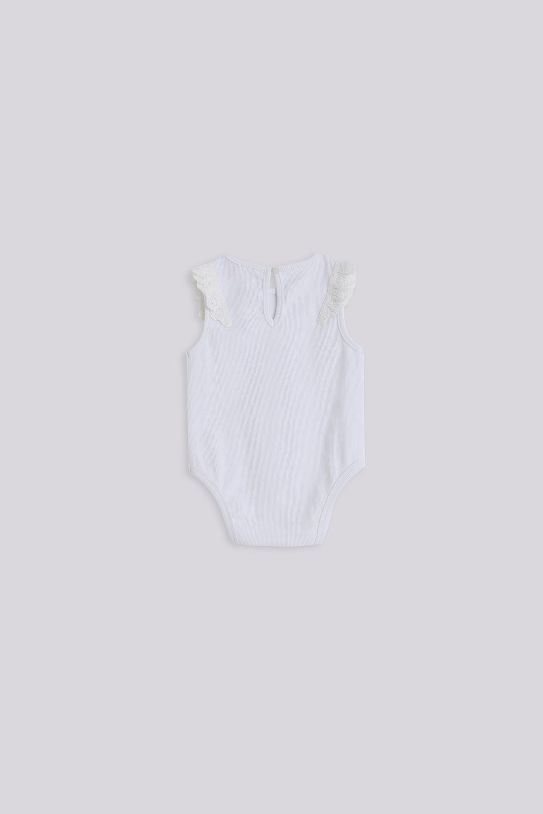 Baby Girl White Body and Shorts Set
