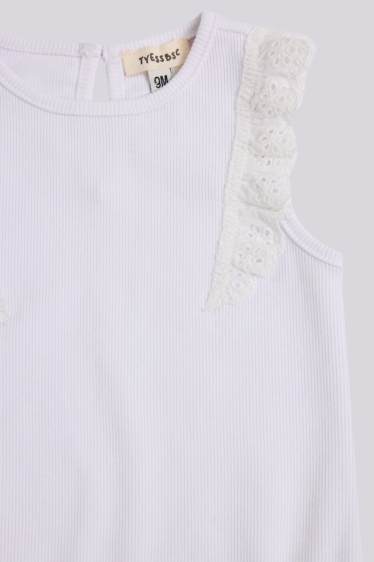 Baby Girl White Body and Shorts Set