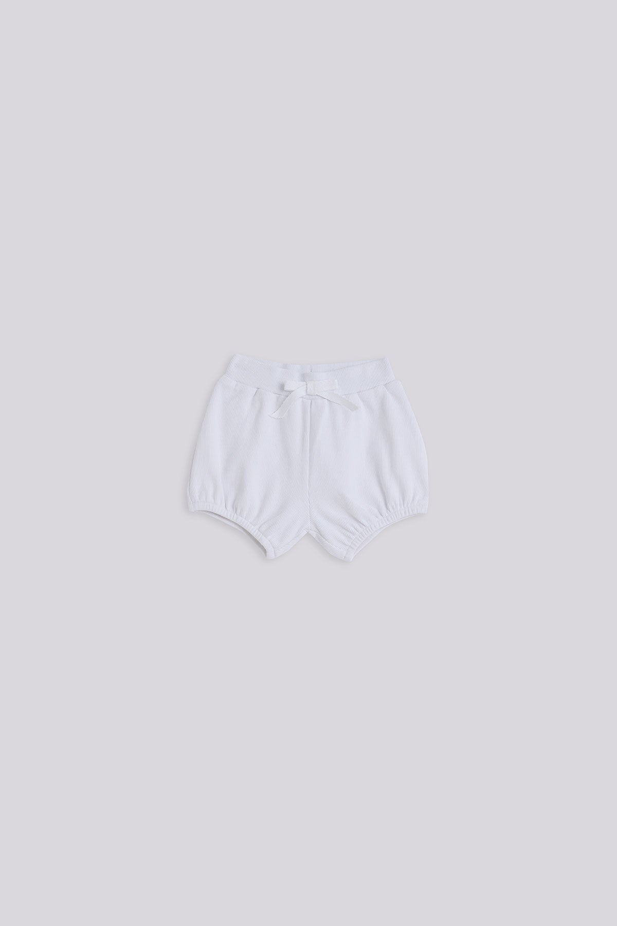 Baby Girl White Body and Shorts Set