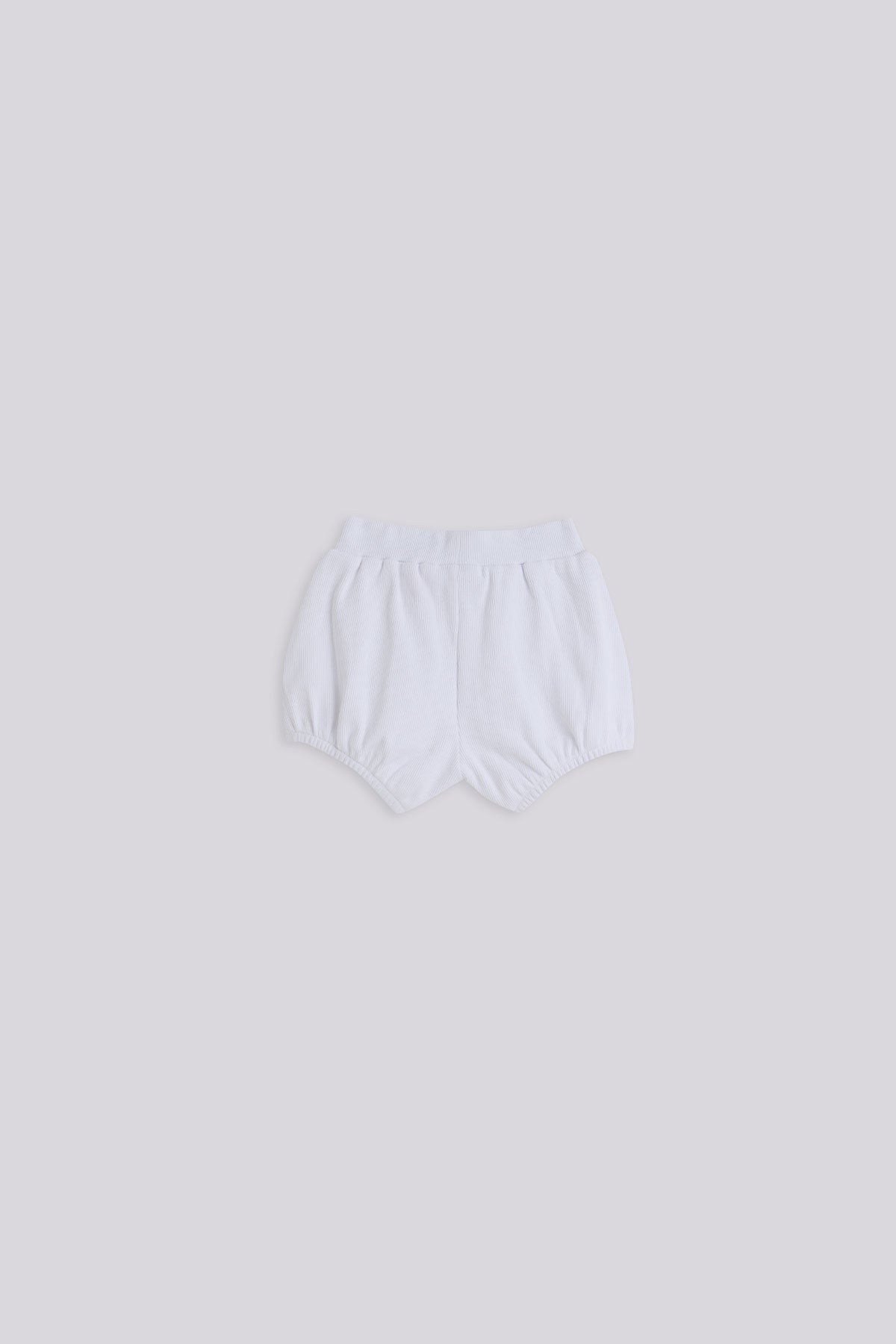 Baby Girl White Body and Shorts Set