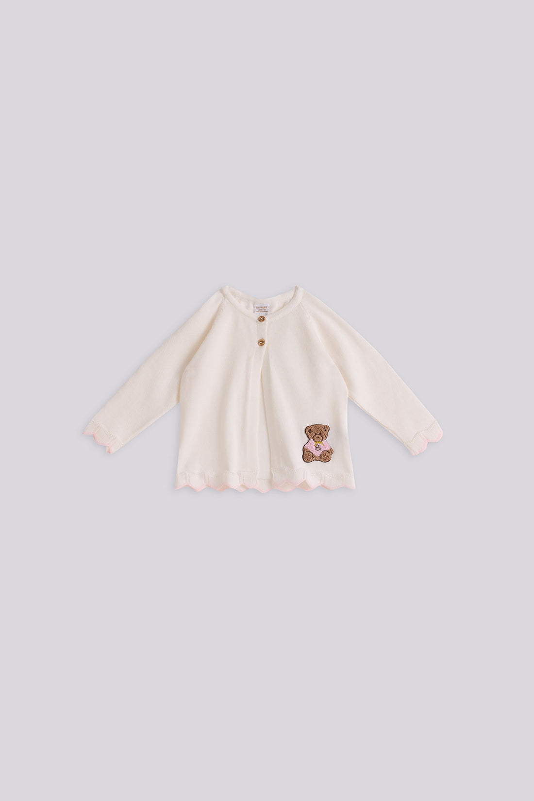 Baby Girl White Cardigan