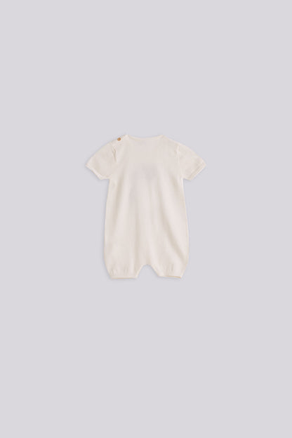 Baby Girl White Overall