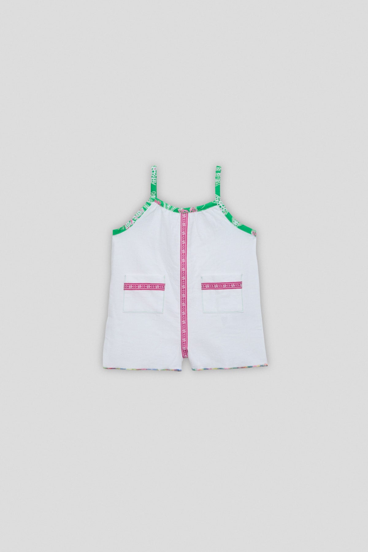Baby Girl White Overall