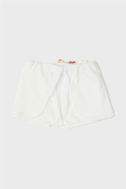 Baby Girl White Shorts - BgStore