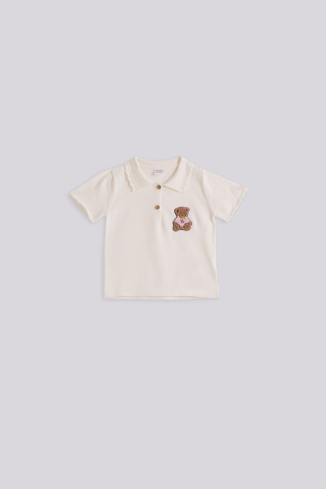 Baby Girl White Shorts Set