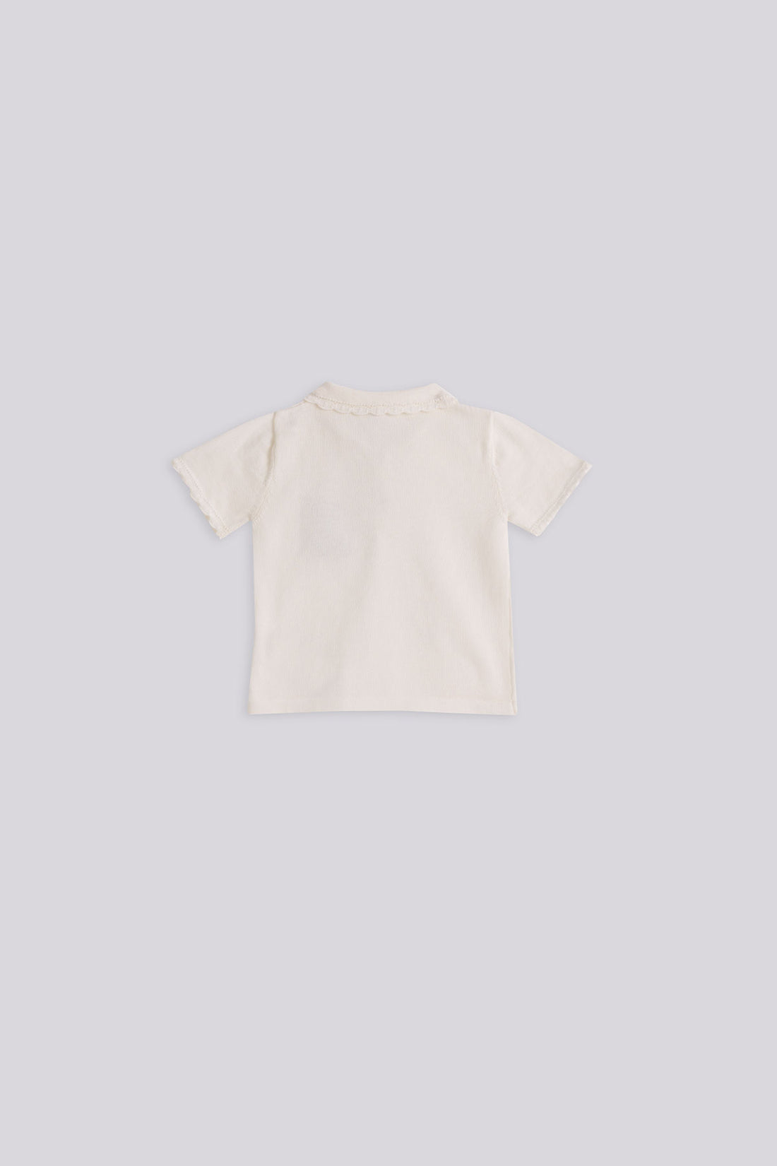 Baby Girl White Shorts Set